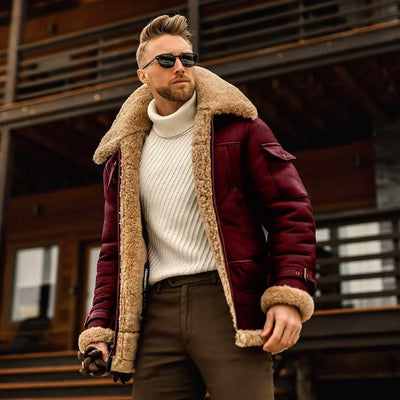 Theodore - Manteau d'hiver pour hommes à doublure épaisse