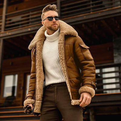 Theodore - Manteau d'hiver pour hommes à doublure épaisse