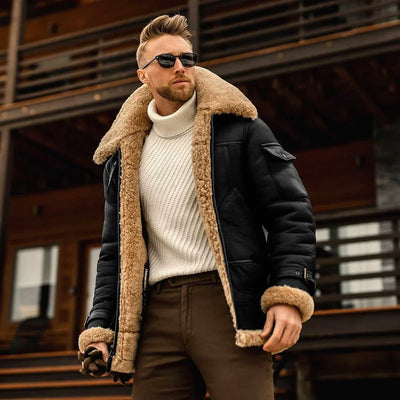 Theodore - Manteau d'hiver pour hommes à doublure épaisse