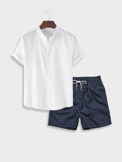 Timur | Casual Stand Collar Shirt for Men