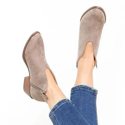 Calliope - Bottes à fermeture éclair en V