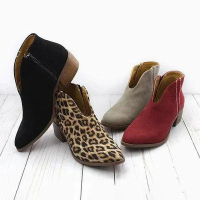 Calliope - Bottes à fermeture éclair en V