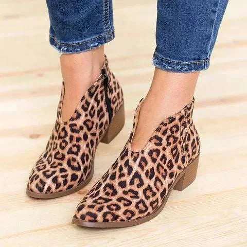 Calliope - Bottes à fermeture éclair en V