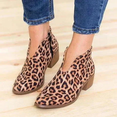 Calliope - Bottes à fermeture éclair en V
