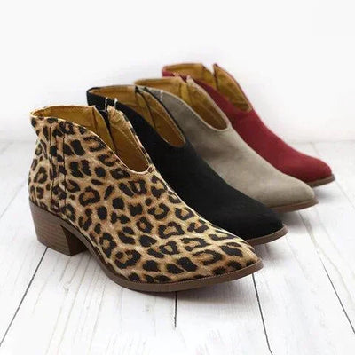 Calliope - Bottes à fermeture éclair en V