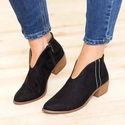 Calliope - Bottes à fermeture éclair en V