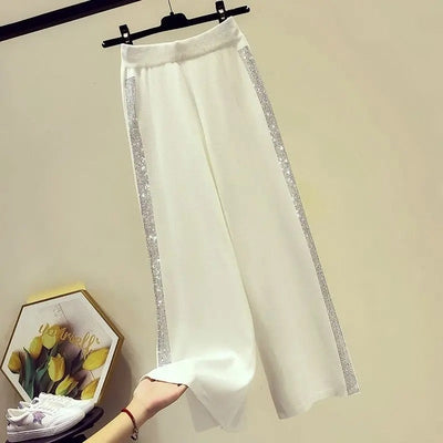 Adelia - Pantalon large à taille haute