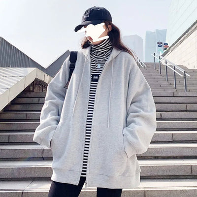 Alexandra - Veste zippée oversize