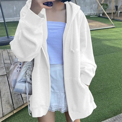 Alexandra - Veste zippée oversize