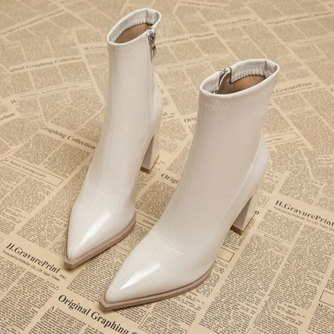 Amelia - Winter Plus Velvet Pointed Toe Boots