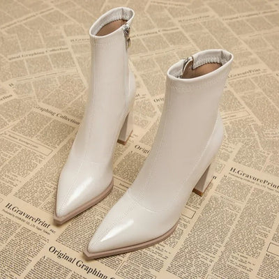 Amelia - Winter Plus Velvet Pointed Toe Boots