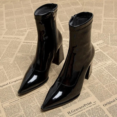 Amelia - Winter Plus Velvet Pointed Toe Boots