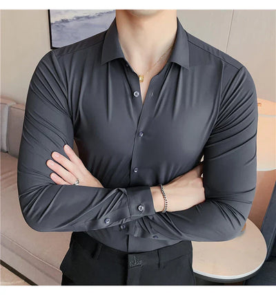 Albert - Chemise sans couture à haute élasticité pour hommes