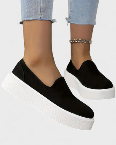 Zofia | Slip-ons noirs à plateforme