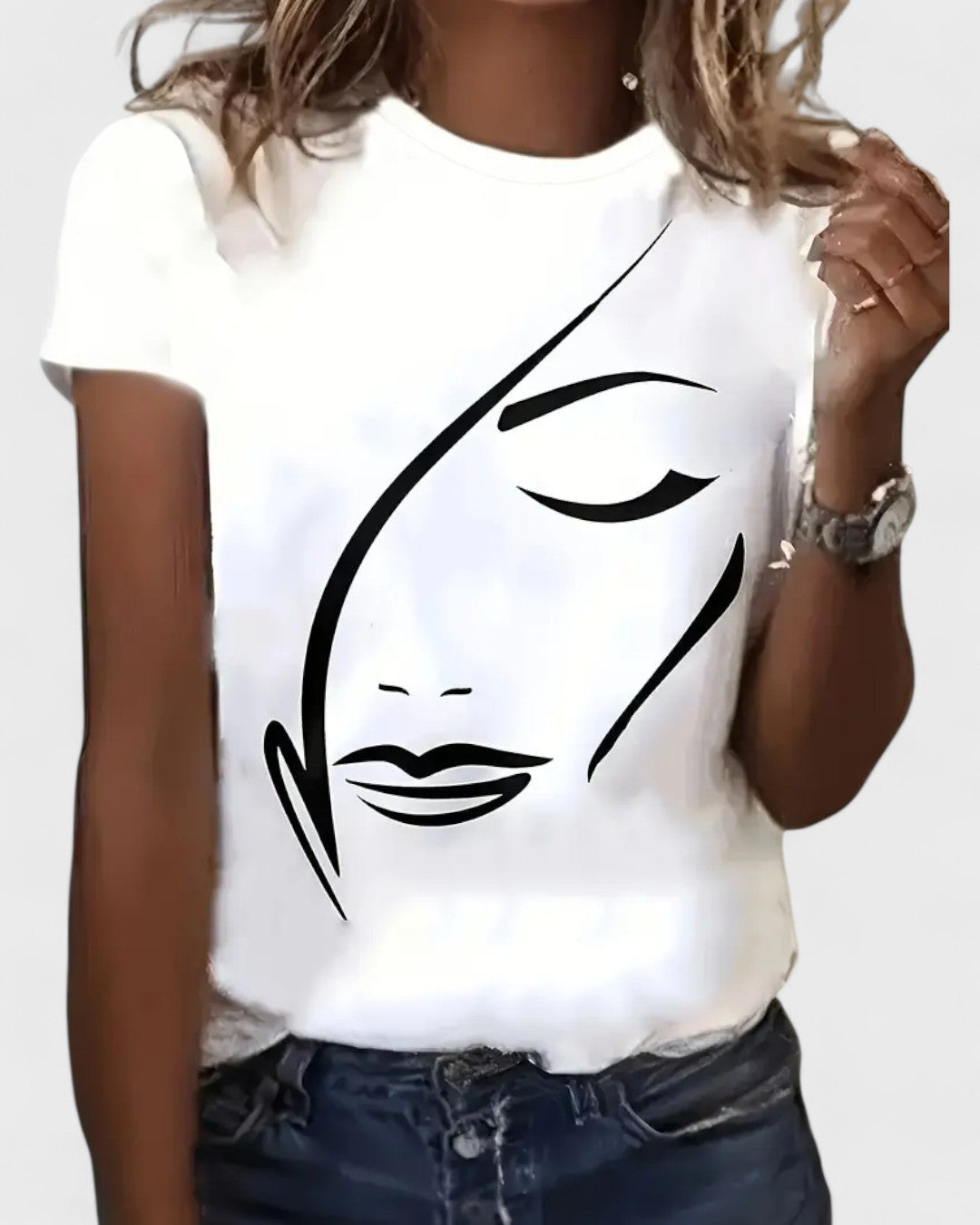 Zofia | T-shirt femme avec imprimé graphique