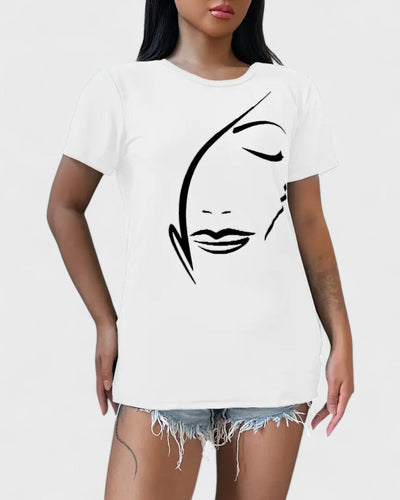 Zofia | T-shirt femme avec imprimé graphique