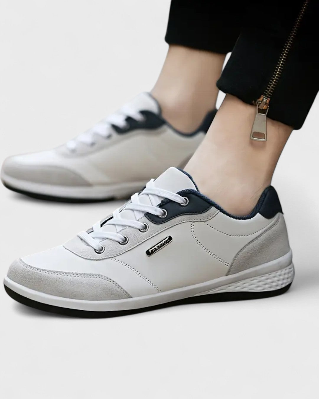 Wojciech | Baskets en cuir pour homme avec semelle légère