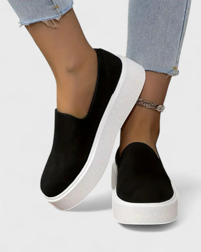 Zofia | Slip-ons noirs à plateforme