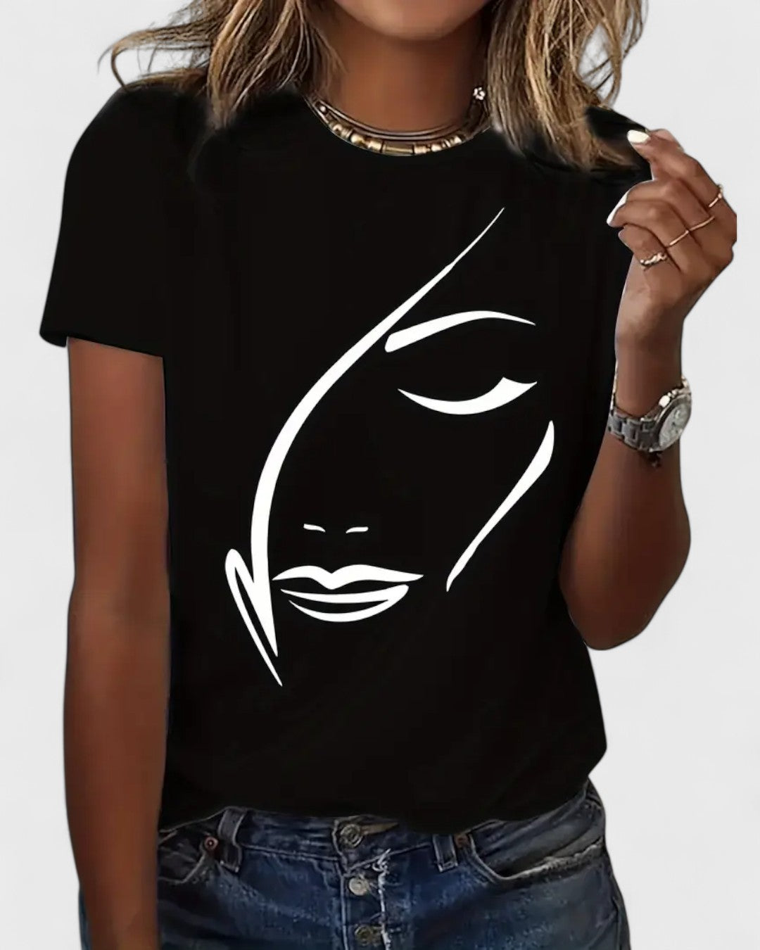 Zofia | T-shirt femme avec imprimé graphique