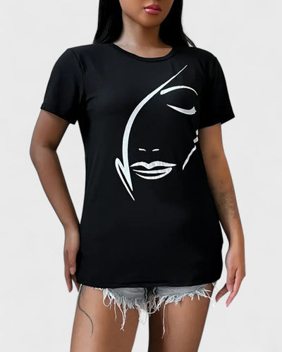 Zofia | T-shirt femme avec imprimé graphique