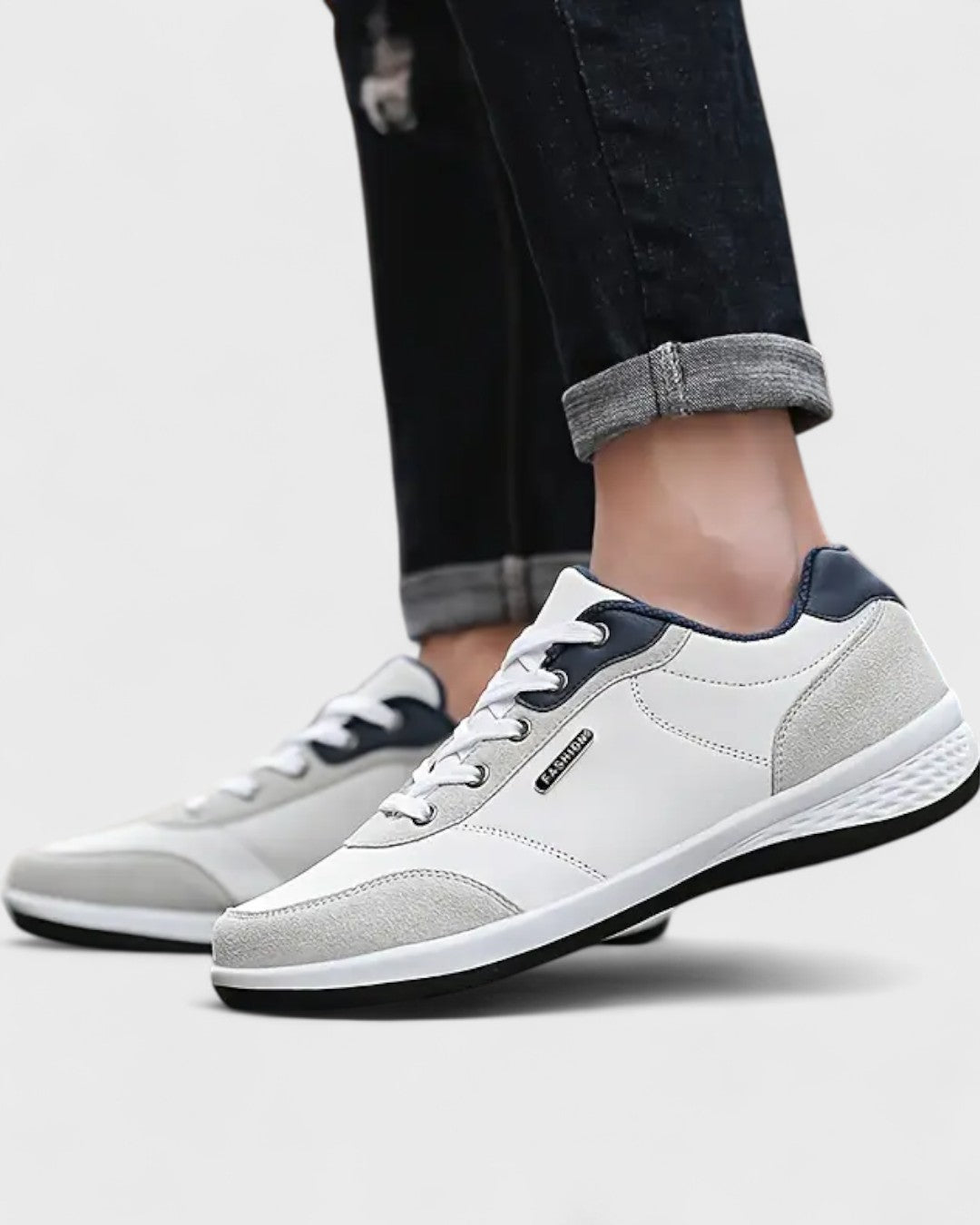 Wojciech | Baskets en cuir pour homme avec semelle légère