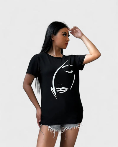 Zofia | T-shirt femme avec imprimé graphique