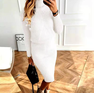 Olya | Robe Maille Chic pour Femmes