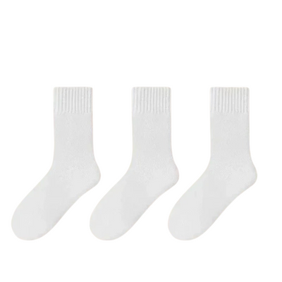 3 paires de chaussettes épaisses en laine pour femmes
